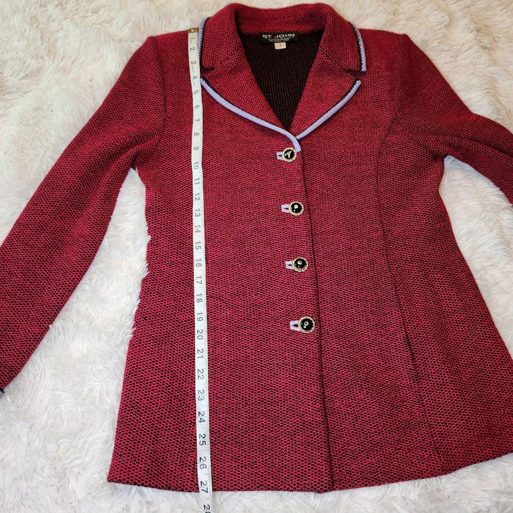 St John Collection by Marie Gray Vintage Jacquard Blazer - Picture 6 of 14